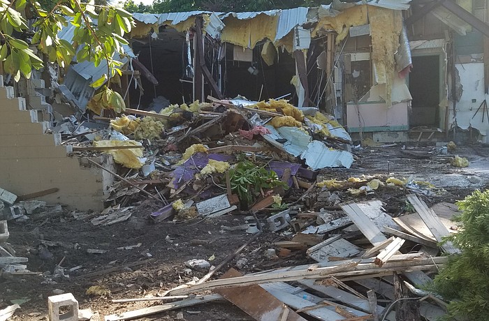 Demolition was just the first step in redevelopment at the Colony Resort. COURTESY PHOTO