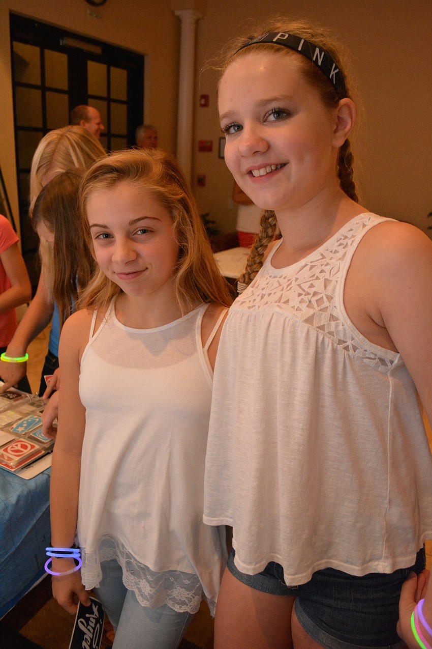 Lauren Gilbride and Jade Fisher both got glitter tattoos.