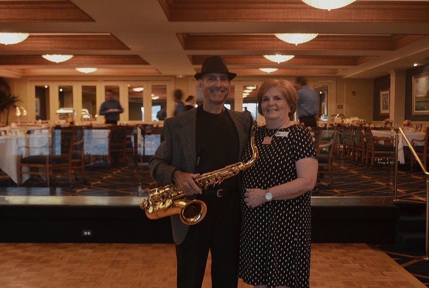 D.J. Dan Fagazzotto and Social Chair Marshall Fernandez