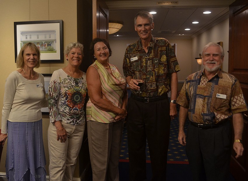 (from left to right) Valerie Hopkins, Helen Turner, Nancy Hoey, John Turner, Dick Hoey