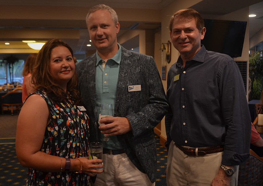 (from left to right) Stephanie Hanson, Brian Hanson, Marc Kanoff