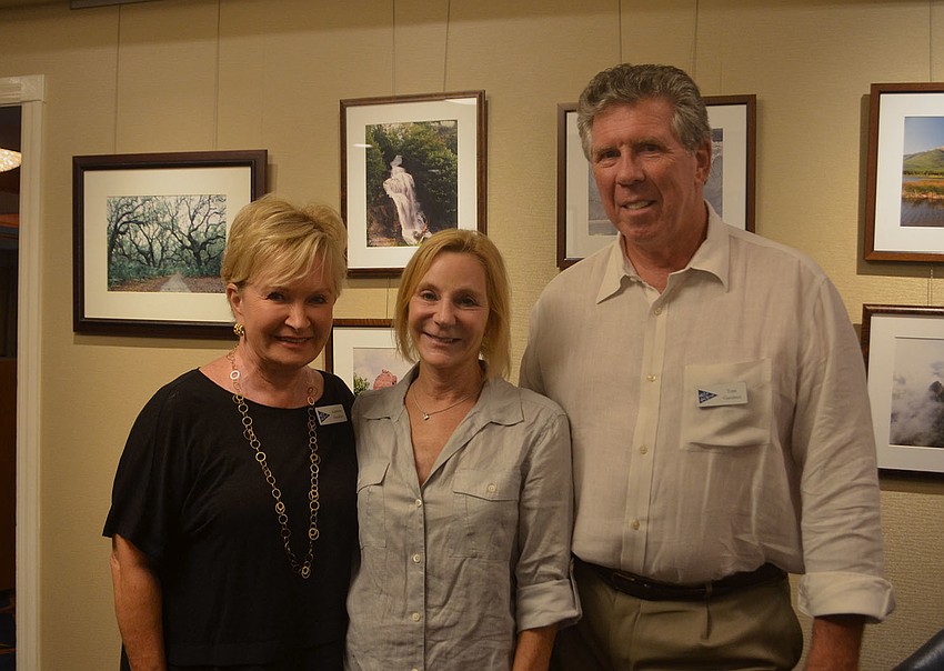 (from left to right) Barbara Gardner, Jane Woods, Tom Gardner