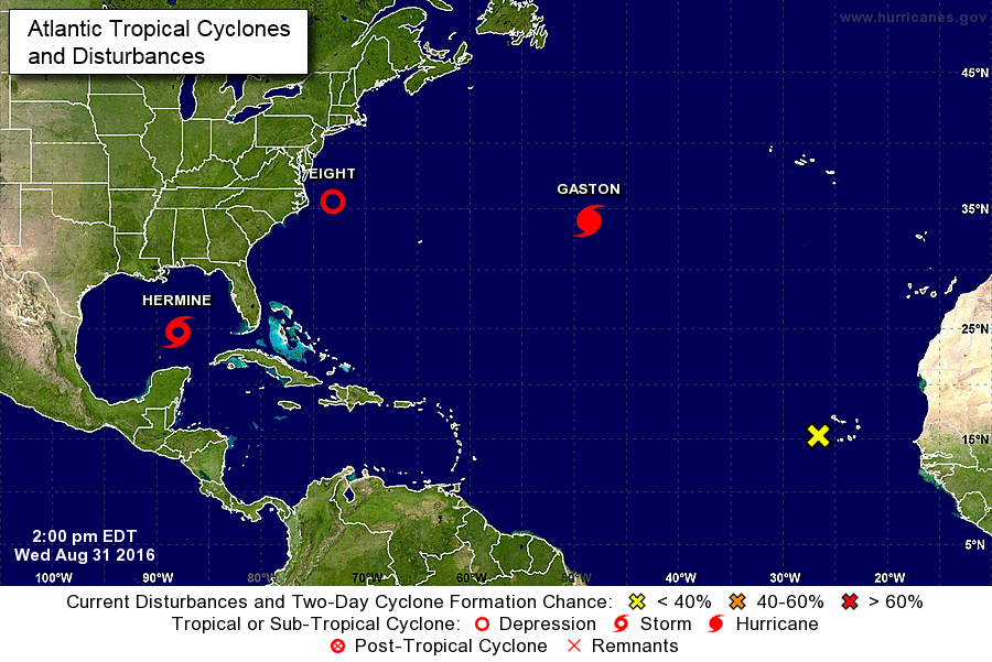 Tropical Storm Hermine spurs state of emergency declaration from Florida Gov. Rick Scott.