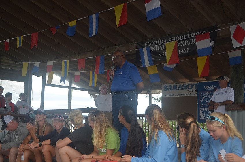 Sarasota Mayor Willie Shaw welcomed all participants to the 70th Annual Labor Day Regatta.