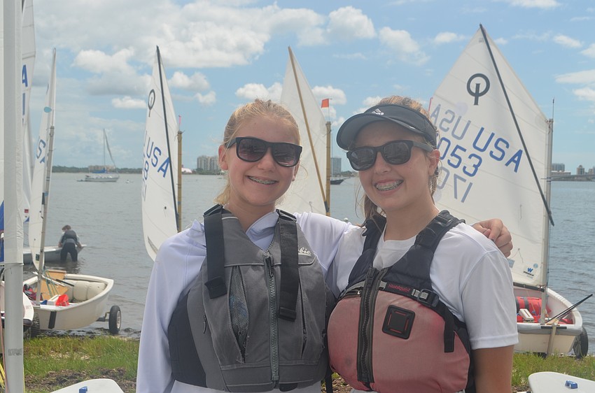 Anika Boicheff, 13, and Heather Kerns, 14