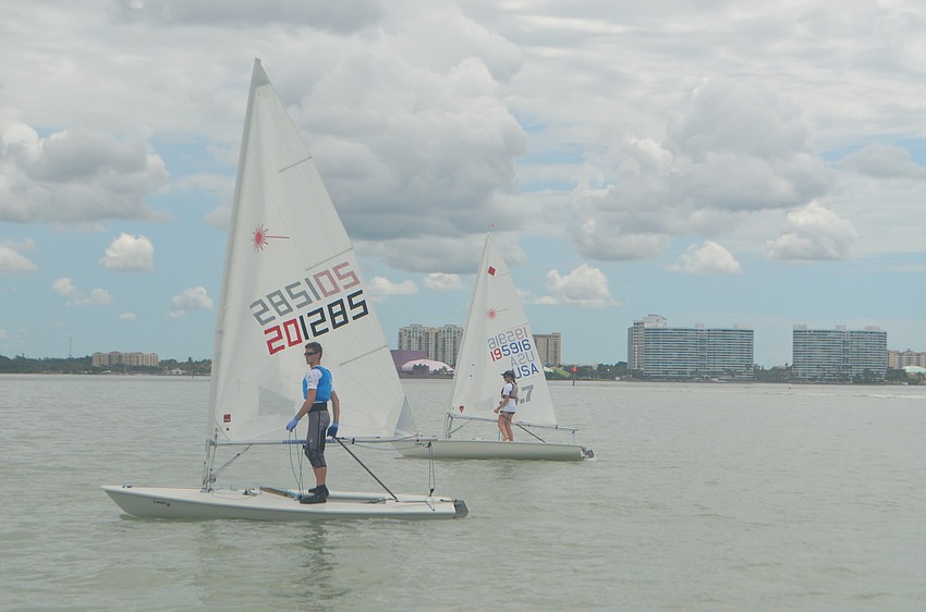Chris Douglas was one of 300 sailors to participate in the Sarasota Sailing Squadron’s 70th Annual Labor Day Regatta.