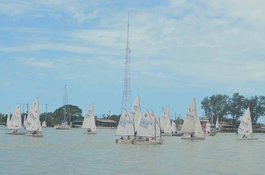 300 sailors participated in the Sarasota Sailing Squadron’s 70th Annual Labor Day Regatta.