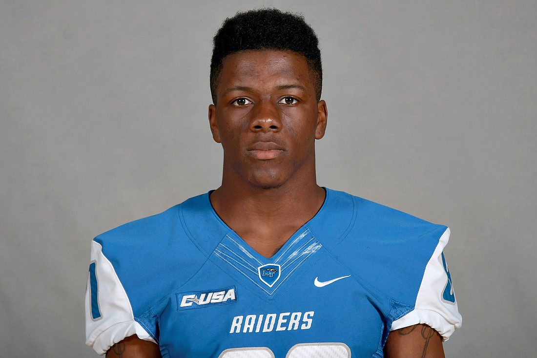 Riverview alum Richie James caught eight passes for 73 yards and a touchdown during Middle Tennessee State Universityâ€™s 55-0 victory versus Alabama A&M Sept. 3.
