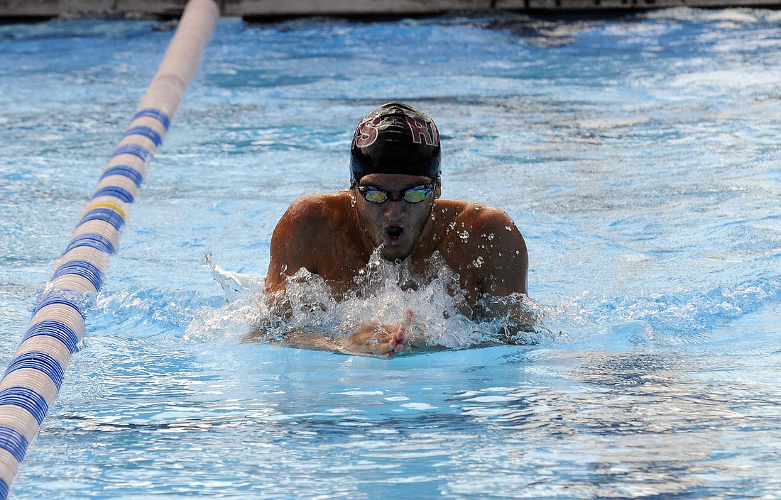 Riverview senior Keanan Dols and his Rams teammates will host the Riverview Invitational Sept. 10, at the Selby Aquatic Center.