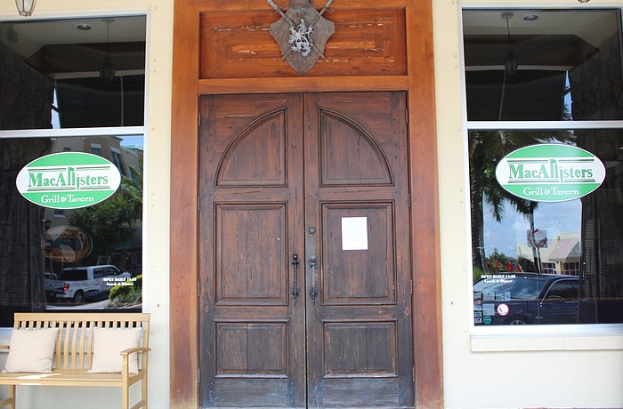 MacAllisters Grill & Tavern is closed for renovations.