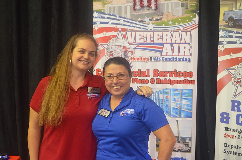 Trish Brown and Debbie Shaffer of Veteran Air