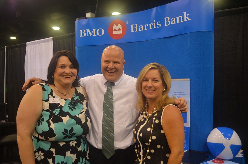 Annemarie Graff, Jimmy Jerome and Cherri Kessler of BMO Harris Bank.