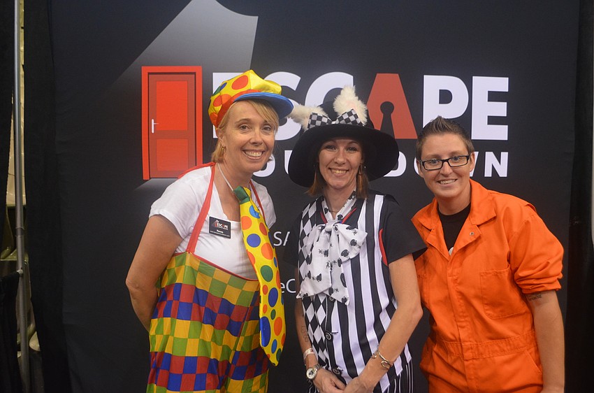 Renee Ryckman, Taura Agar and Angela Scroggins of Escape Downtown Sarasota and Tampa