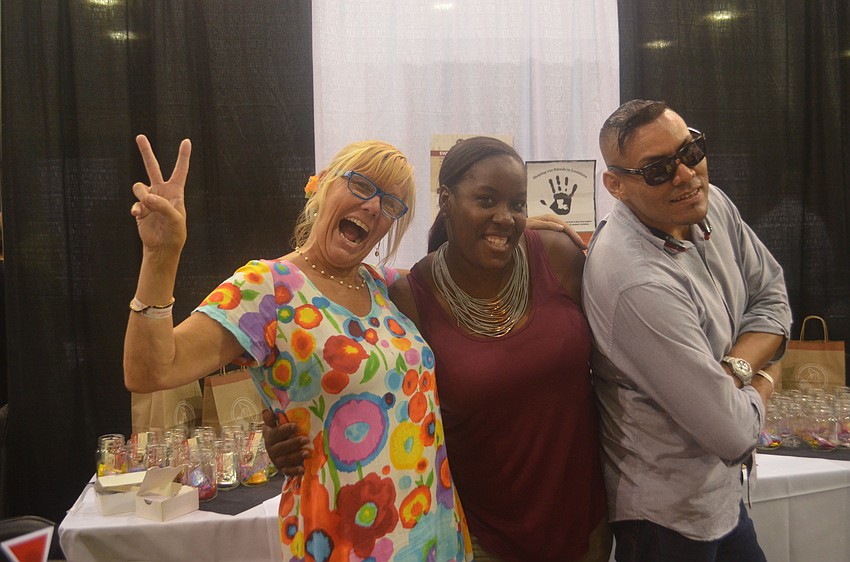 Kiki Ladendorf, Shondale Stapleton and Fernando Bacheco of Another Broken Egg Cafe