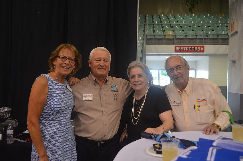 Bernadette Gottschalk of Sarasota County, John Wojtyna of Aqua Plumbing and Air, Carolynn Piano and Bob Leibold Leibold Enterprises
