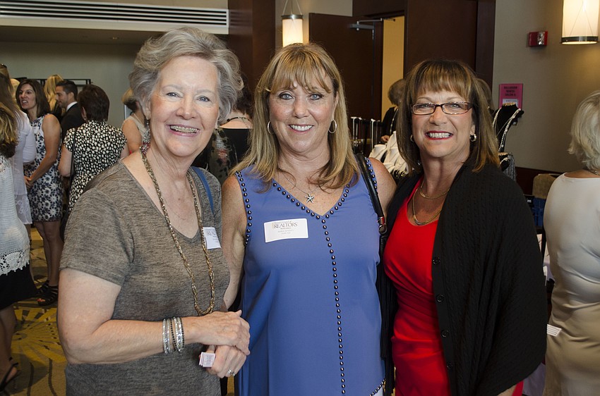 Wendy Burr, Robin Gruters and WCR Sarasota President Alfredda Odato.