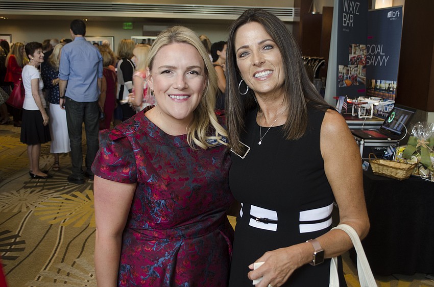Erin Christy and WCR Sarasota President-elect Maryellen Paterson.