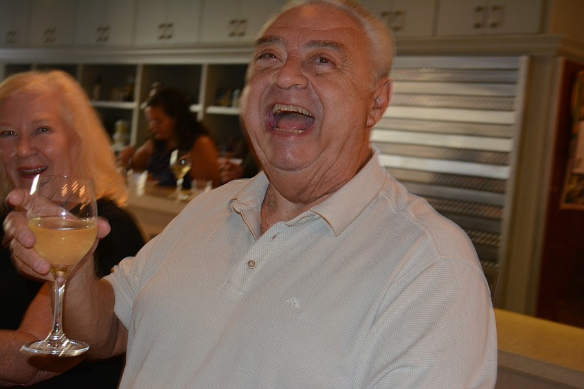 Larry May of Lakewood Ranch is having a blast at 