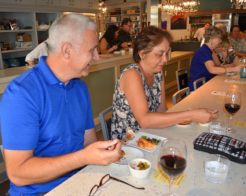 Dave and Rosita Haas of Lakewood Ranch were among the patrons at the first 