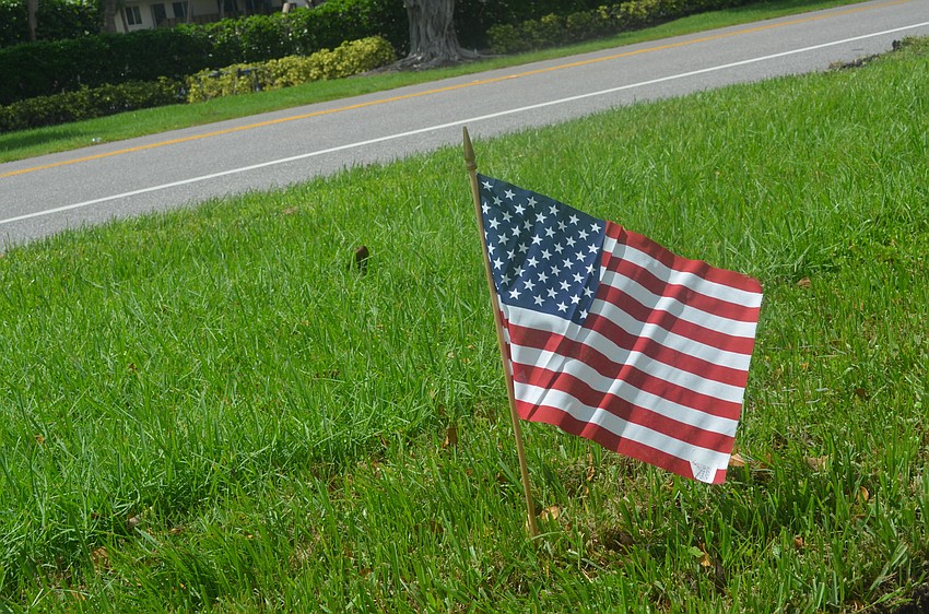 The idea of lining GMD with flags is to honor those who lost their lives in a powerful, yet solemn and low-key manner.