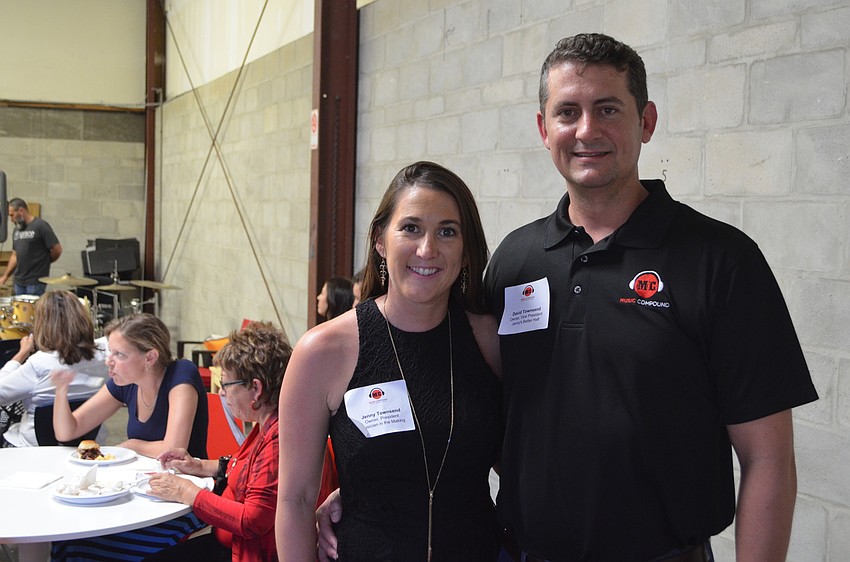 Music Compound Founder Jenny Townsend with David Townsend.