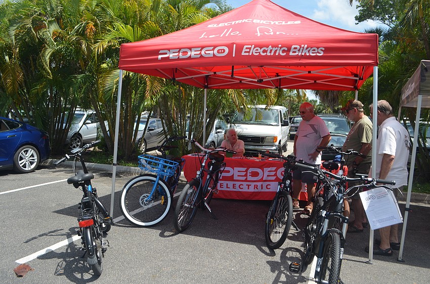 Pedego Electric Bike brought a variety to Mote Marine Laboratory and Aquarium’s 5th annual Electrify the Island with a display of Electric Bikes.