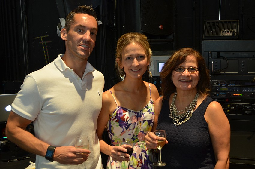 Patrick and Erin Duggan with Debbi Terek.