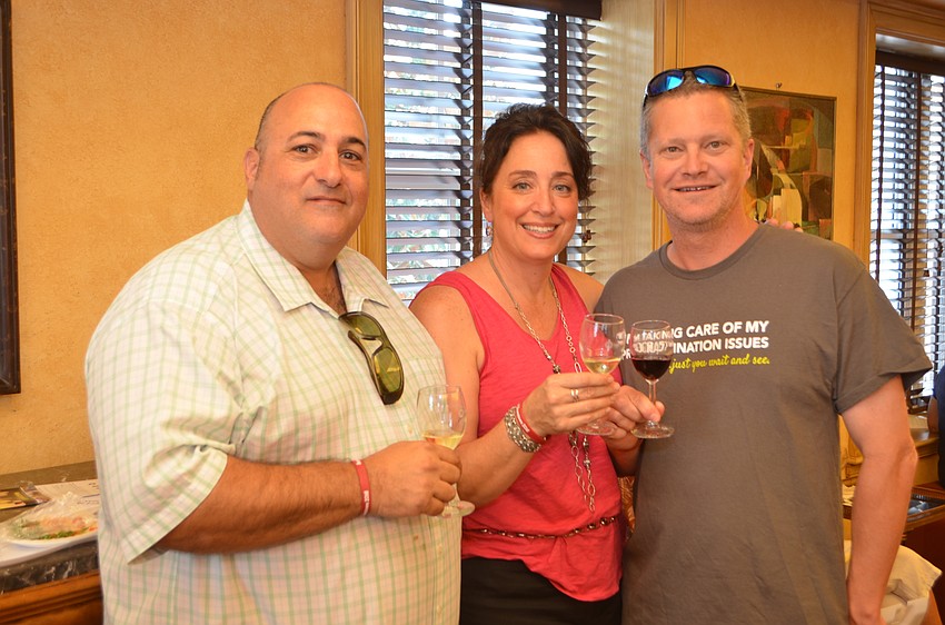 Rob and Anna Picard with Dan Hogue.