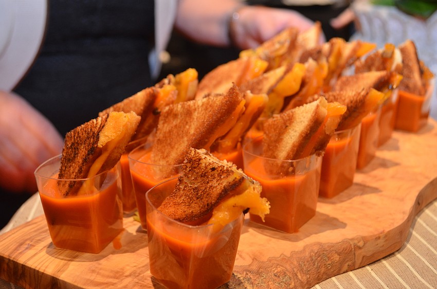 Grilled cheese and tomato soup from Bijou Cafe.