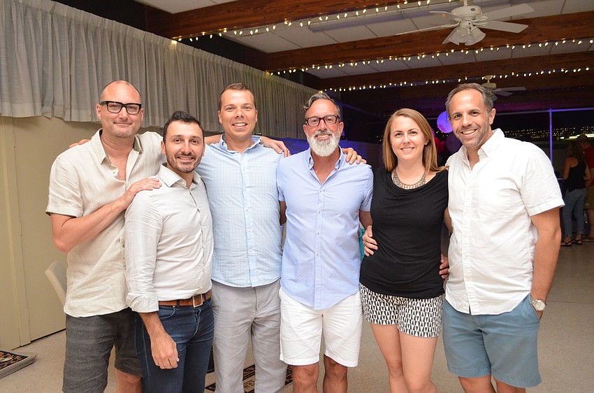 Robert Roubideaux, George Nickson, Brad Williams, Jim Del Rio, Rebecca Williams and Sam Lowry