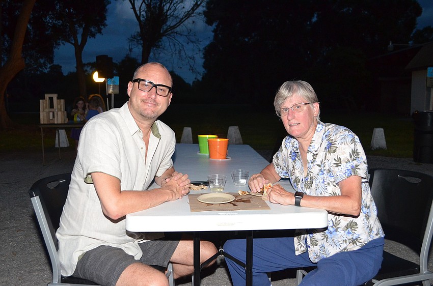 Robert Roubideaux with his mother Beda.
