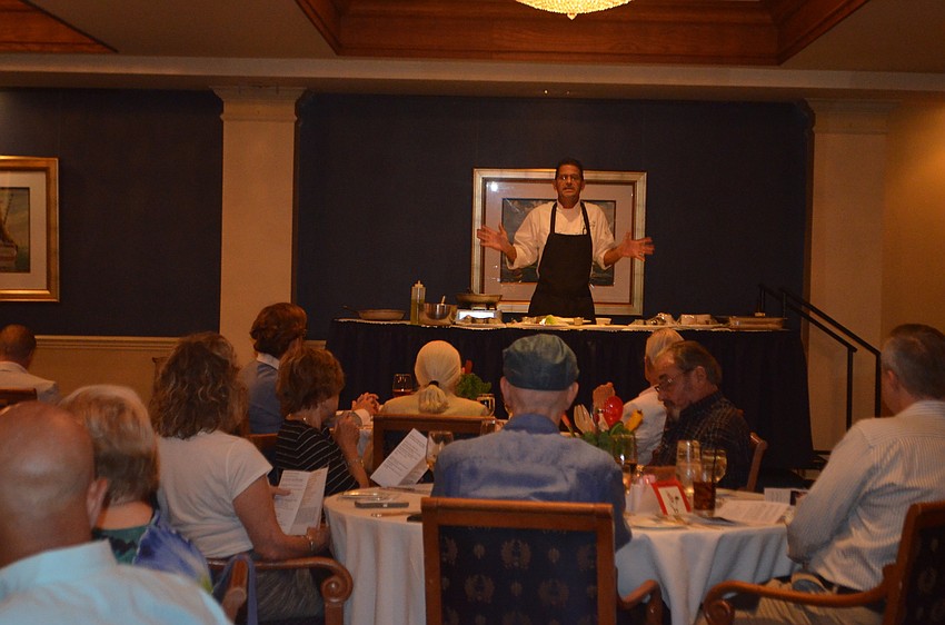 While explaining each dish, Chef Brent Williams shared his background in cooking with the guests.