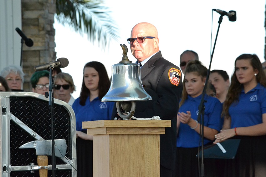 Johnny Schroeder gave his survivor's testimony as one of the first responders to the attacks on the World Trade Center on Sept. 11.