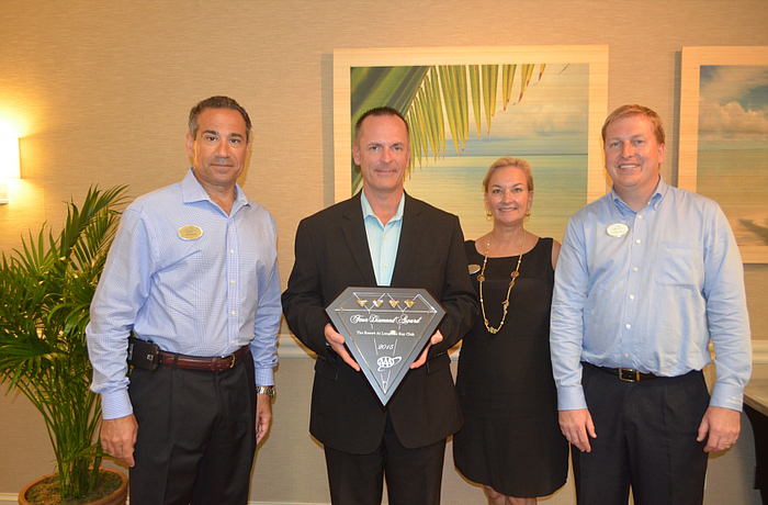 General Manager Jeff Mayers,  AAA Field Manager Don Schwartz, Director of Communications Sandra Rios and Director of Resort Operations Rick Benninghove