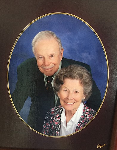 Joe Berkely and his wife, Nancy. Photo courtesy of Plymouth Harbor