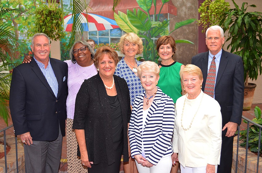 The SCOPE Boundary Crosser alumni: C.J. Fishman; Sandra Terry; Pam Truitt; Cathy Layton; Dan Bailey;Barbara Shirley; Christine Jennings; Carolyn Johnson.