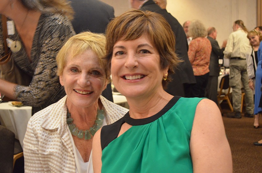 Charlotte Perret and 2014 Boundary Crosser Cathy Layton