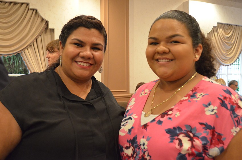 Maria Orduno, an Alta Vista Elementary School ESOL Paraprofessional, with her daughter Serena.