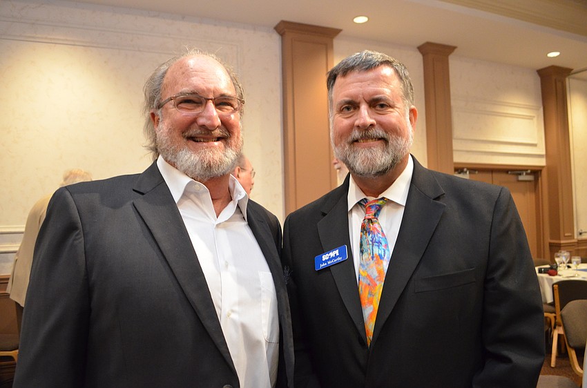 Michael Page and SCOPE Executive Director John McCarthy