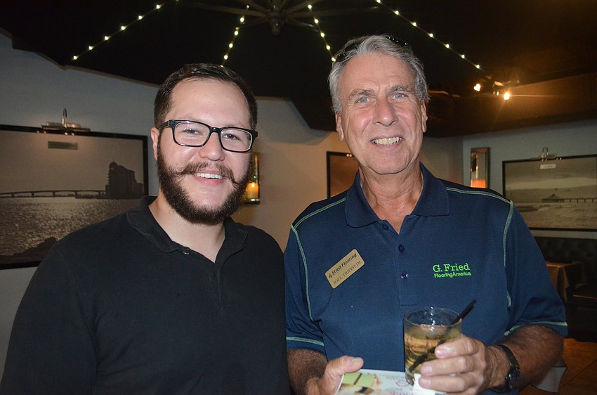 Jerry Pippins of Gigi’s Cupcakes and Joel Trippiedi of G. Fried Flooring