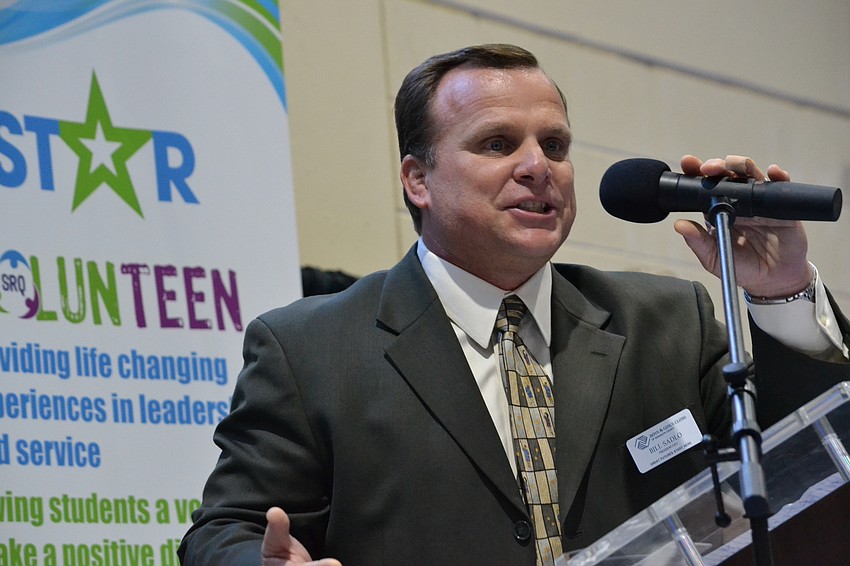 Boys and Girls Club of Sarasota County President and CEO Bill Sadlo during the 11th annual CYD Leadership Breakfast Friday, Sept. 16.