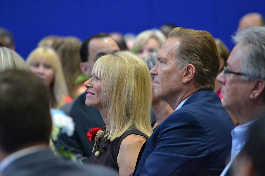 Honorees for the 11th annual CYD Leadership Breakfast Sandy and Rep. Vern Buchanan.