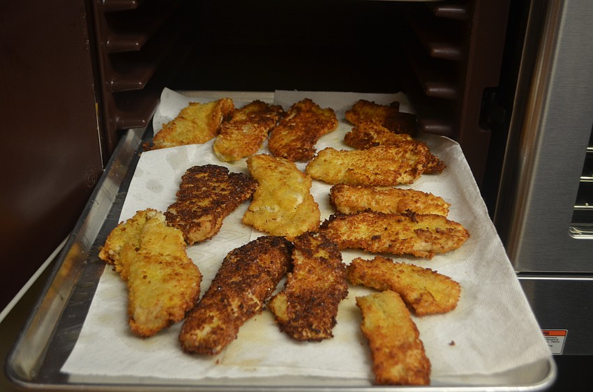 About 50 church members attended the fish fry on Sept. 16. The trout were caught by Mark Huber and George Rauch.