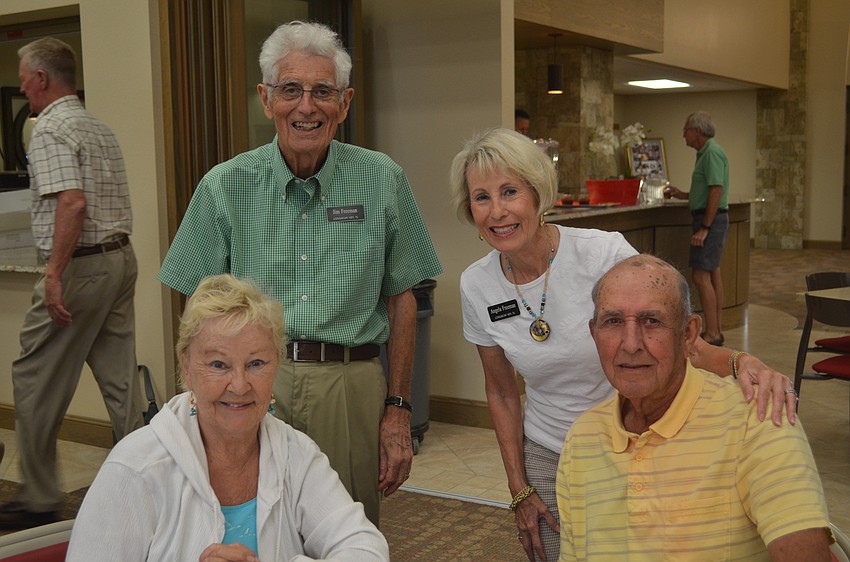 Ruth Gray, Jim and Angela Freeman and Bob Gray