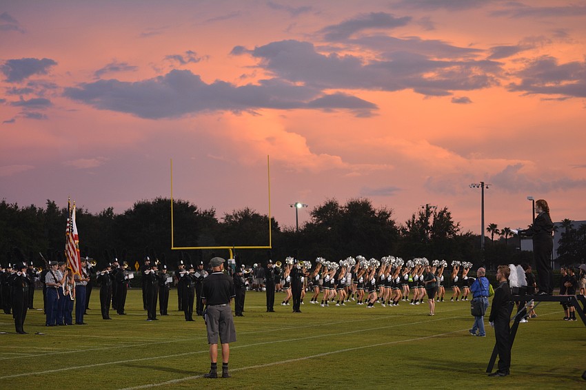 Perhaps the sky knew it was a big game.
