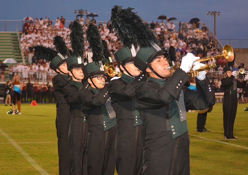 The Lakewood Ranch marching band was a highlight as always.