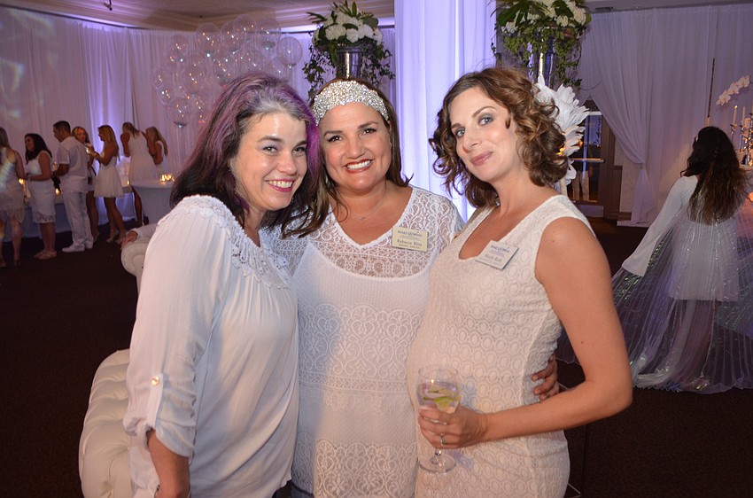 Heather Myers, Make-A-Wish Central and Northern Florida Regional Director Rebecca Blitz and Nicole Ruth.