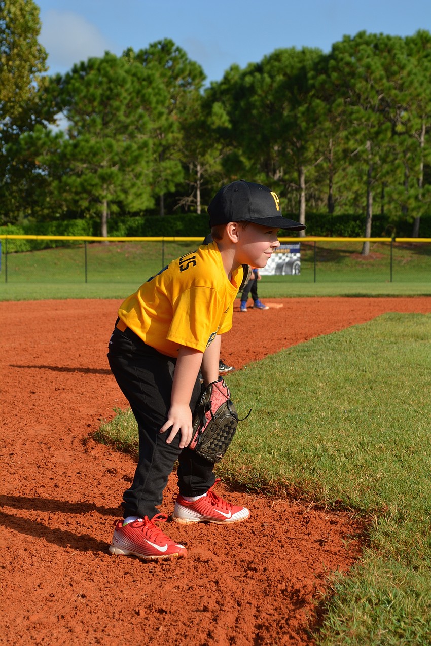 Conrad Kubilis plays third base.