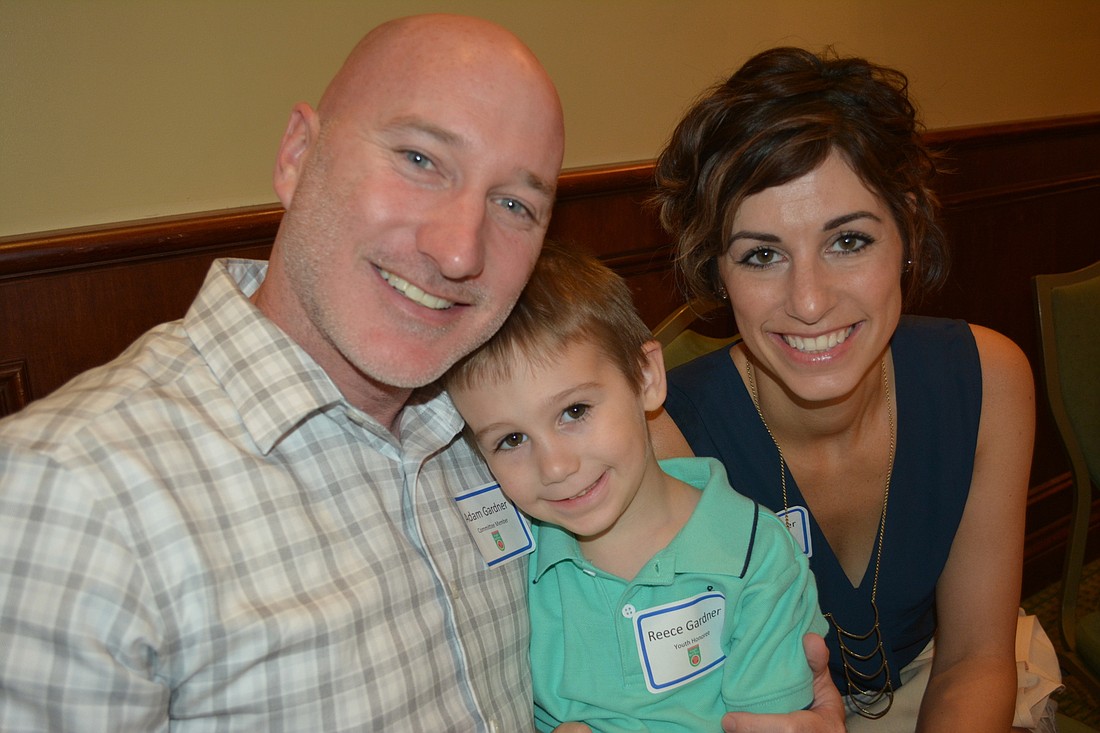 Adam, Reece and Jessica Gardner say they take it one day at a time as a family living with juvenile arthritis.