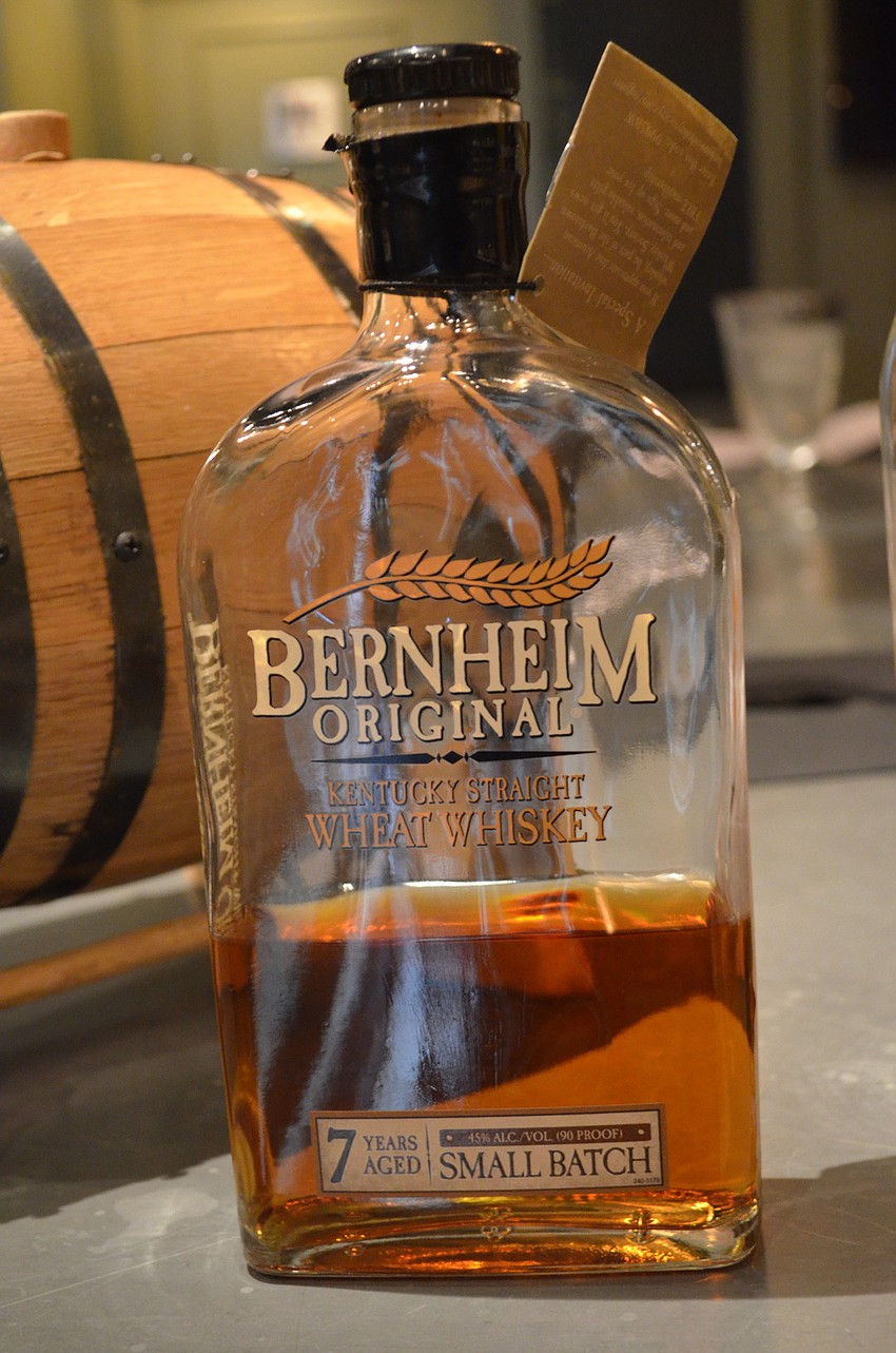 The first round of sampling was of Bernheim a wheat whiskey.